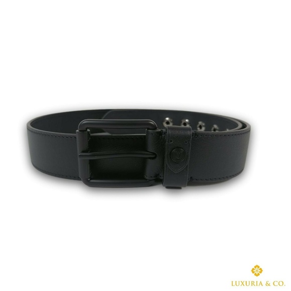 New Authentic Louis Vuitton Voyager 35 MM Black Belt size 34" / 85 cm - Picture 1 of 12